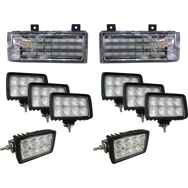 Tiger Lights 12V Complete LED Light Kit Flood/Spot Combo Off-Road Light; FNHKit-1 - main